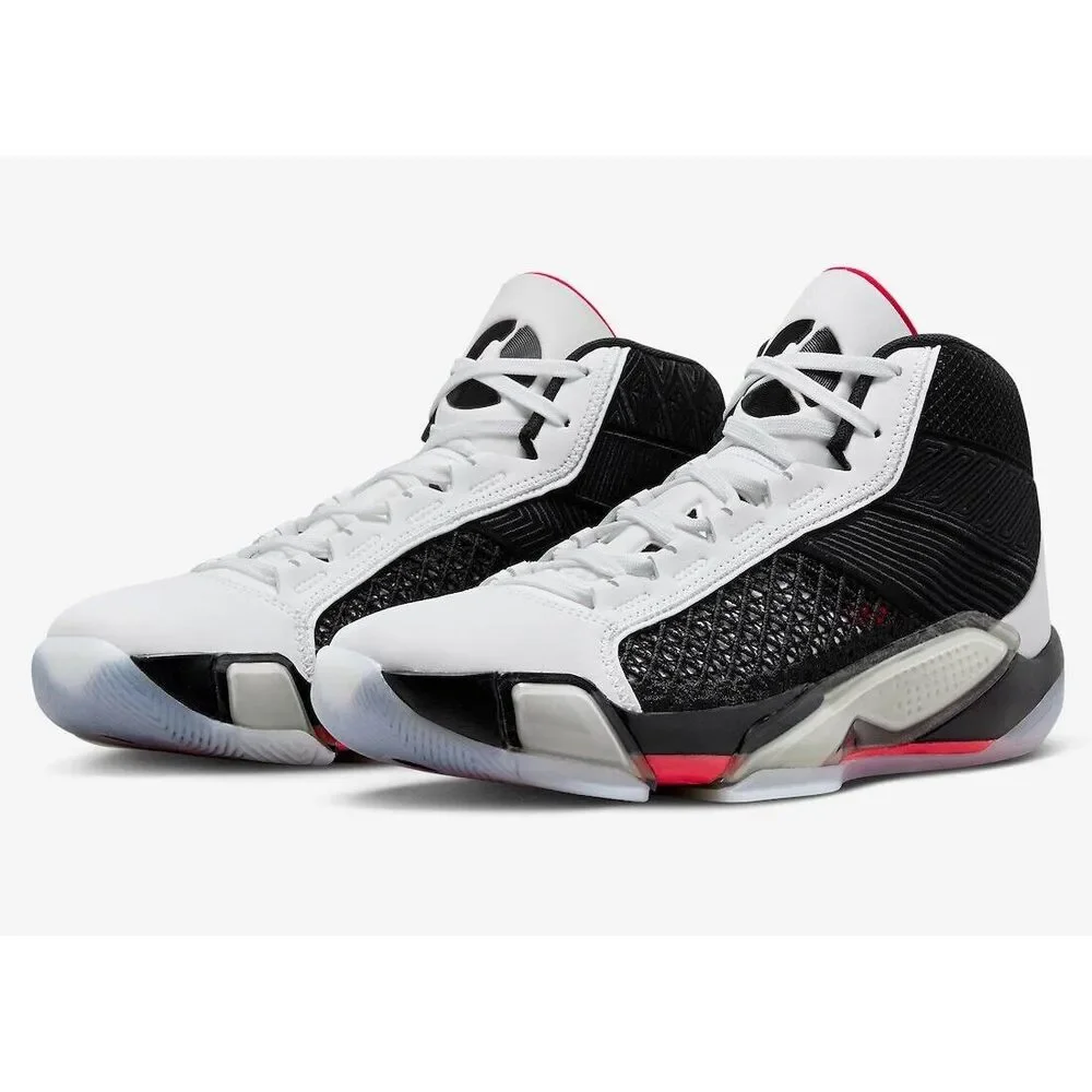 Air Jordan 38 'Fundamentals' DZ3356-106 Men White Black Basketball Shoes FL3128 - Picture 11 of 15